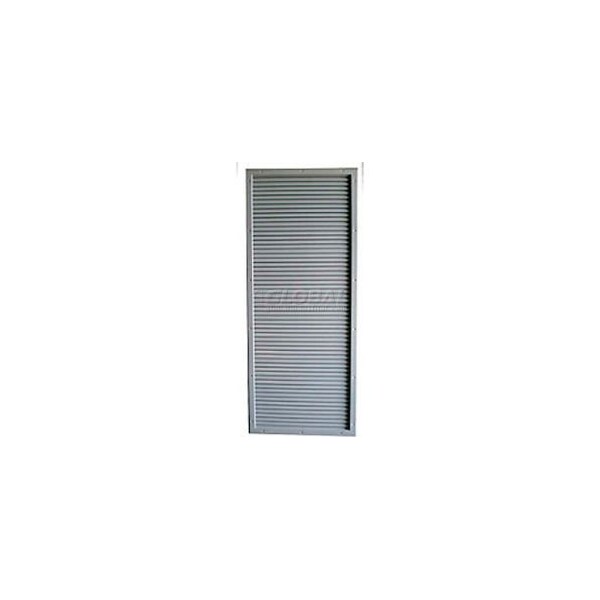 Assa Abloy CECO Door Louver Kit, Galvannealed Steel, 18"W X 24"H - LV-IY-G24X18