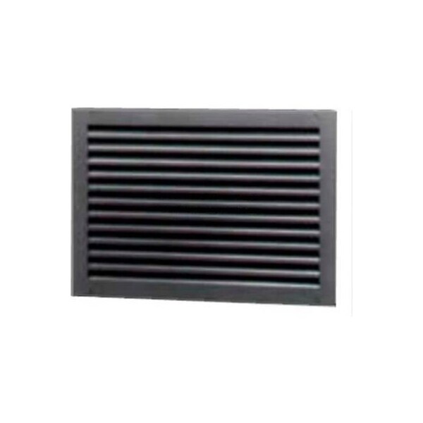 Activar Construction Products Group Steel Door Louver Two Piece 700A1212B, Inverted Split inYin, 50% Free Area, 12in X 12in, Bronze - 700A 1212B