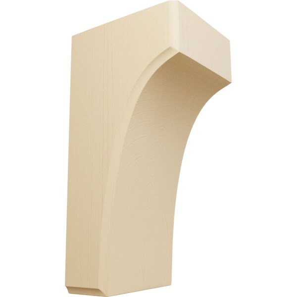 Ekena Millwork 3 1/2"W x 4"D x 8"H Clarksville Bracket, Maple - BKTW04X04X08CVMA