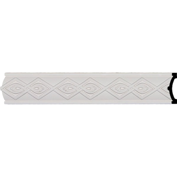 Ekena Millwork SAMPLE - 2 1/4"H x 3/4"P x 12"L Haylynn Chair Rail - SAMPLE-CHA02X01HY