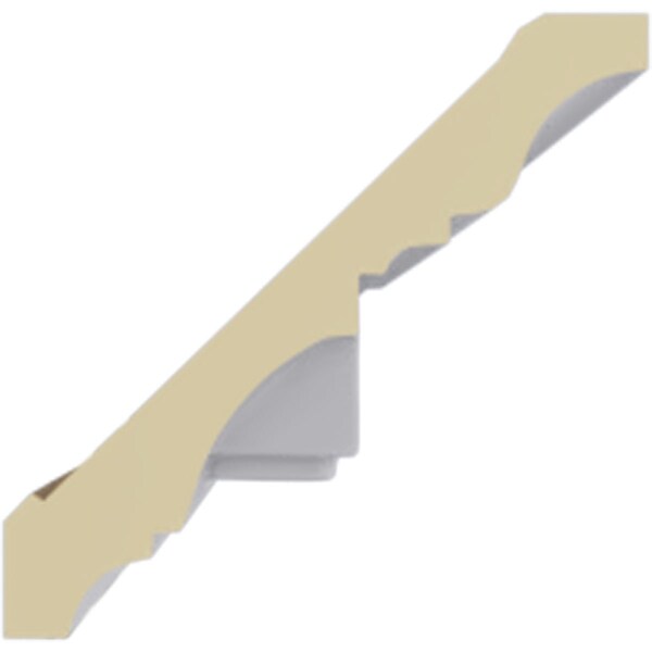 Ekena Millwork 3 7/8"H x 4"P x 5 5/8"F x 94 1/2"L Heaton Crown Moulding - MLD03X04X06HE