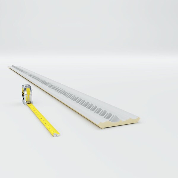 Ekena Millwork 3 7/8"H x 4"P x 5 5/8"F x 94 1/2"L Heaton Crown Moulding - MLD03X04X06HE