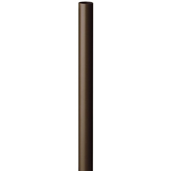 Maine Ornamental Baluster, 3/4 in Dia, 26 in L, Round, Aluminum, Bronze - 74701