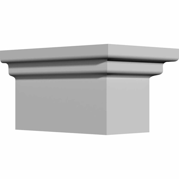 Ekena Millwork 7 5/8"W x 5 1/4"D x 4"H Federal Bracket - BKT07X04X05FE