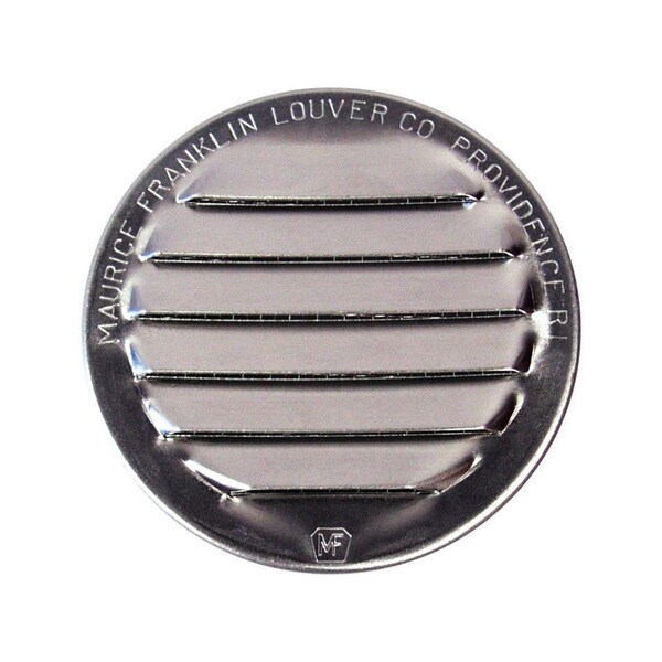 Maurice Franklin Lou Maurice Franklin Louver 1.5 in. W X 1.5 in. L Bright Silver Aluminum Mini Louver - RL-100  1.5