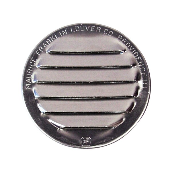 Maurice Franklin Lou Maurice Franklin Louver 3 in. W X 3 in. L Bright Silver Aluminum Mini Louver, PK4 - RL-100  3