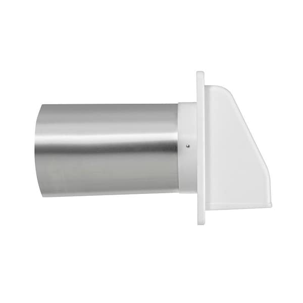 Lambro Air Intake Louver Vent, 6 in Dia, Plastic, White - 606WTP