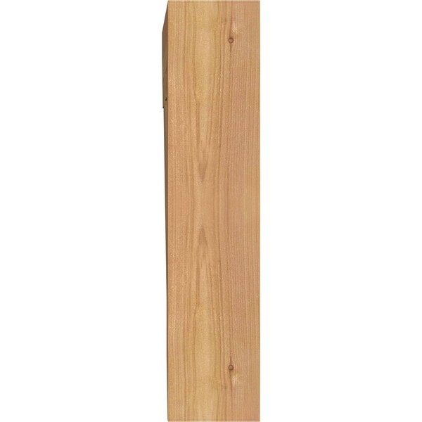 Ekena Millwork Traditional Slat Smooth Bracket, Western Red Cedar, 3 1/2"W x 16"D x 16"H - BKT04X16X16TRA06SWR