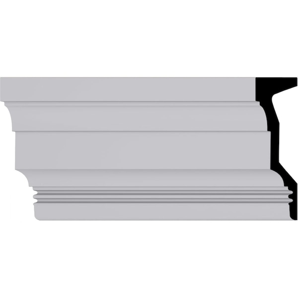 Ekena Millwork 11 7/8"H x 3 1/2"P x 94 1/2"L Standard Moulding - MLD12X04ST