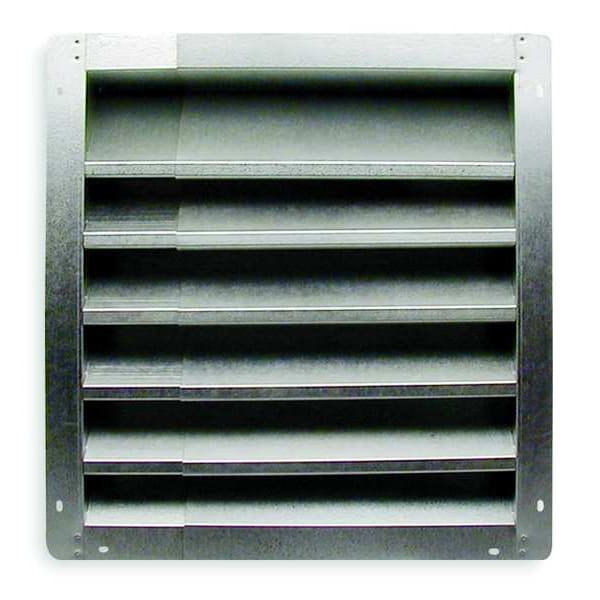 Dayton Louver, Intake, 36-48 In, Aluminum - 4F959
