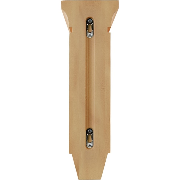 Ekena Millwork 4 1/2"W x 9"D x 14"H Large Lucan Wood Corbel, Red Oak - CORW05X09X14LURO