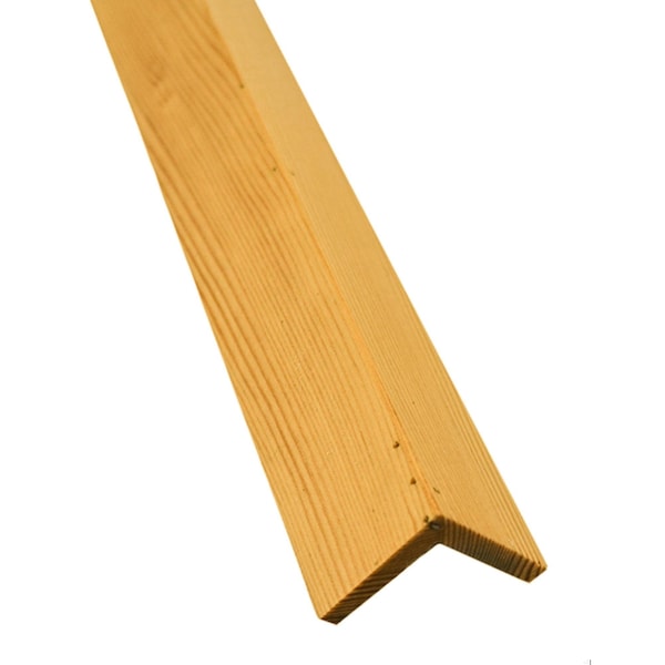Timberchic Wood, Natural Pine, 48 in L, 1.25 in W, Satin Topcoat - 325