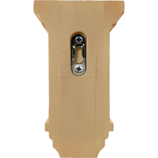 Ekena Millwork 3 1/2"W x 3 3/4"D x 6"H Mini Jefferson Wood Corbel, Red Oak - CORW03X03X06JERO