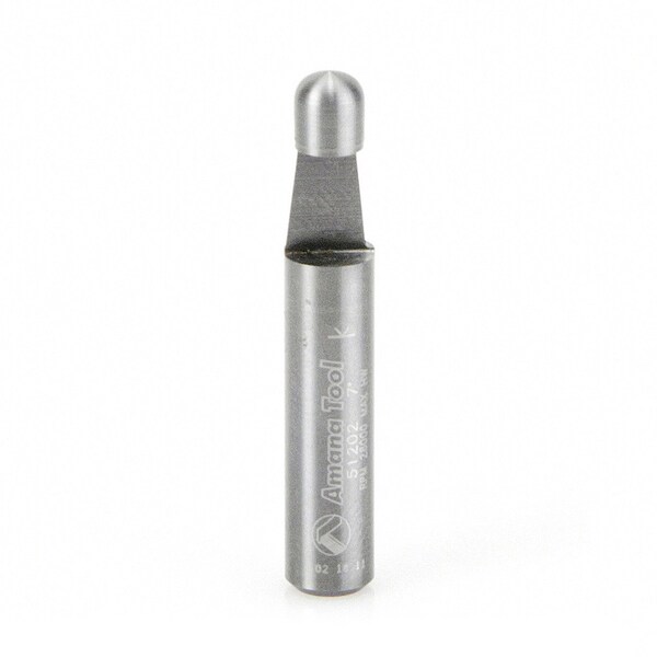 Amana 51202 Panel Pilot Bevel Trim 7 Degree x 1/4 D x 1/4 CH x 1/4 Shank x 1-1/2in Single Flute - 51202-AMANA