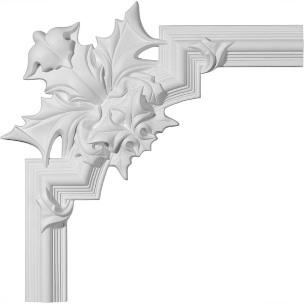 Ekena Millwork 19 5/8"W x 19 5/8"H, Bedford Panel Moulding Corner (matches moulding PML02X01BE) - PML19X19BE