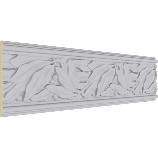 Ekena Millwork Chair Rail, High Density Urethane, 96 in L, 5 in H - MLD05X01BO