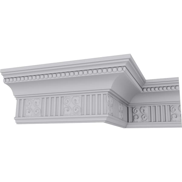 Ekena Millwork 4 3/4"H x 3 1/8"P x 5 3/8"F x 94 1/2"L, (3 7/8" Repeat), Edwards Crown Moulding - MLD05X03X05ED