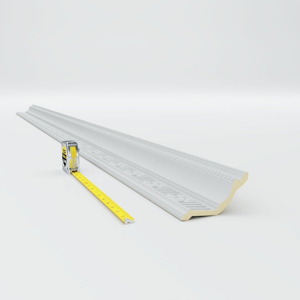 Ekena Millwork 4 3/4"H x 3 1/8"P x 5 3/8"F x 94 1/2"L, (3 7/8" Repeat), Edwards Crown Moulding - MLD05X03X05ED