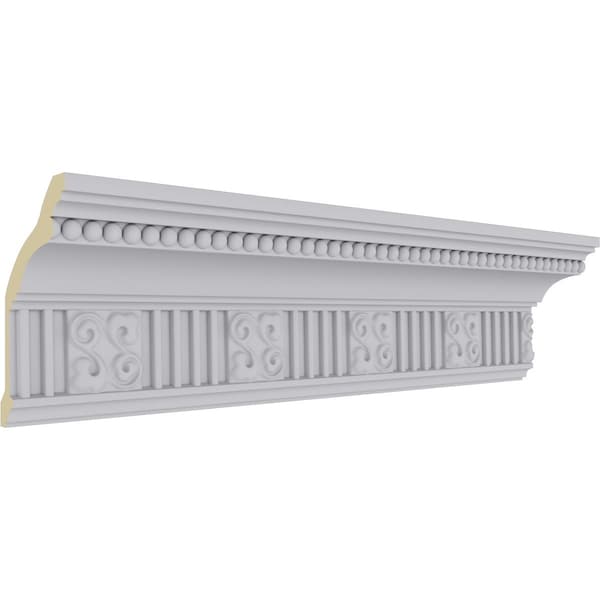 Ekena Millwork 4 3/4"H x 3 1/8"P x 5 3/8"F x 94 1/2"L, (3 7/8" Repeat), Edwards Crown Moulding - MLD05X03X05ED
