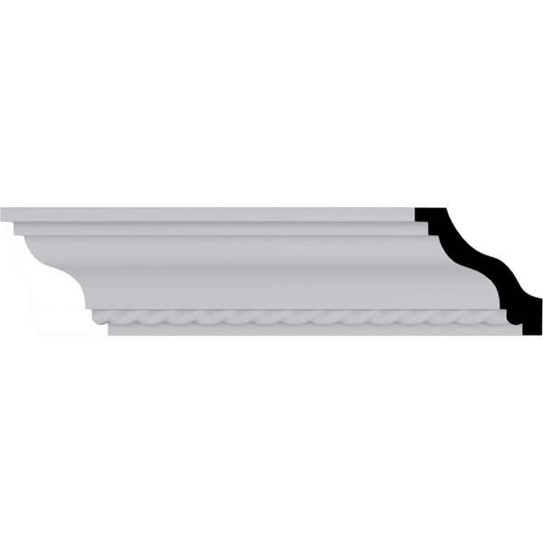 Ekena Millwork 2"H x 2"P x 2 3/4"F x 94 1/2"L Edinburgh Traditional Crown Moulding - MLD01X02X02ED