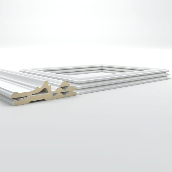 Ekena Millwork Wainscot Paneling Kit, Urethane, 94-1/2 in L, Factory Primed - WPKUST052P096