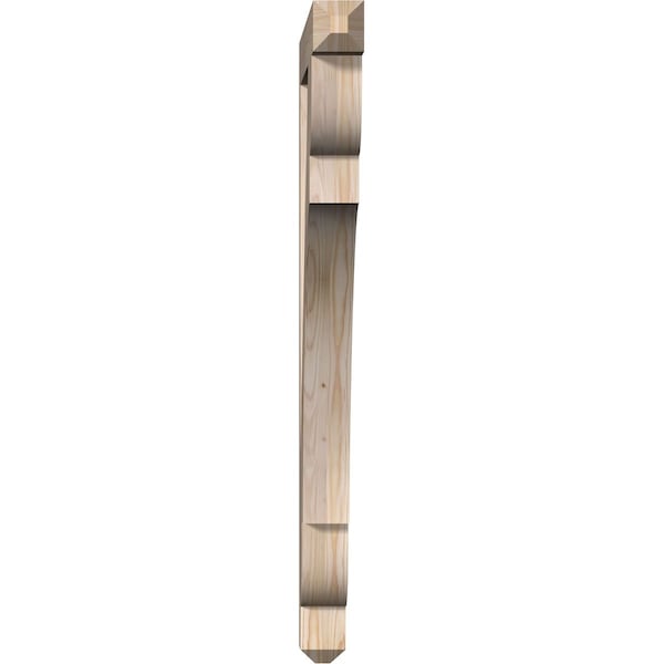 Ekena Millwork Olympic Craftsman Smooth Bracket, Douglas Fir, 3 1/2"W x 36"D x 48"H - BKT04X36X48OLY04SDF