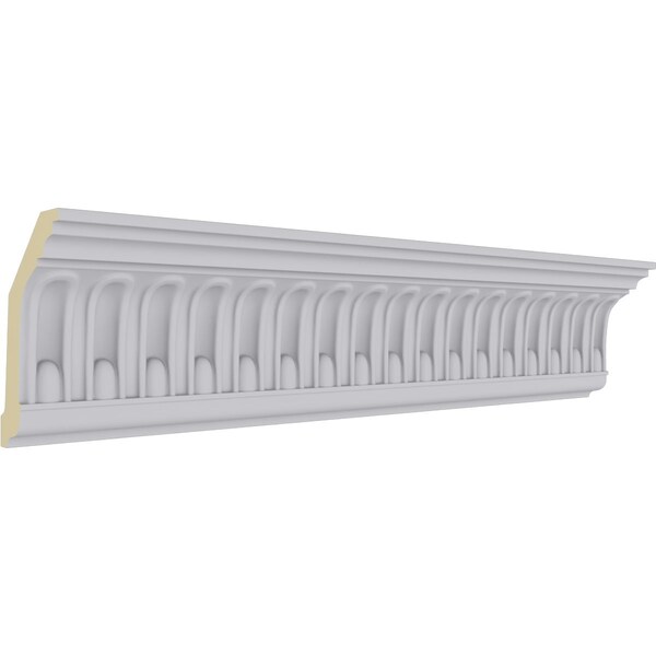 Ekena Millwork 4"H x 2 1/2"P x 4 5/8"F x 94 1/2"L, (1 1/8" Repeat), Viceroy Crown Moulding - MLD04X02X05VI