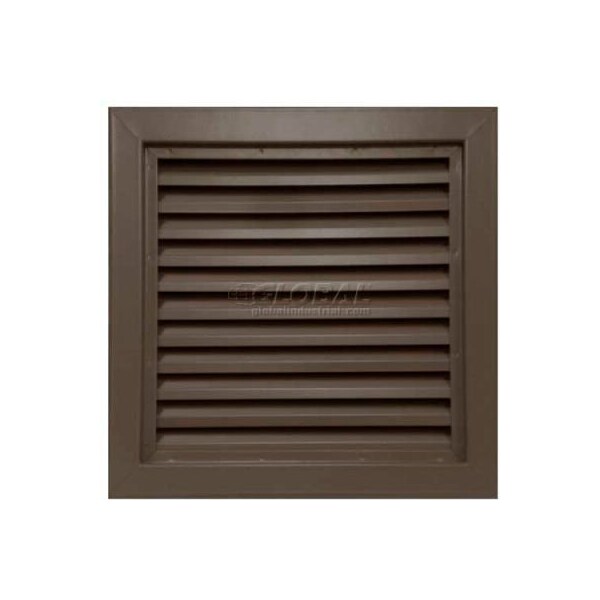 Activar Construction Products Group Steel Door Louver 800A12460B, Inverted inYin Blades, 50% Free Area, 24in X 60in, Bronze - 800A1 2460B