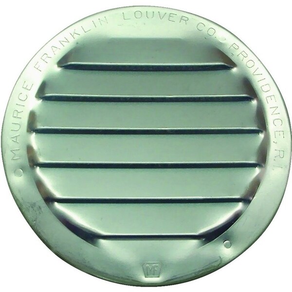 Maurice Franklin 4PK Mini Louver, Round, 2.98 in Rough Opening, Aluminum - RL-100 3