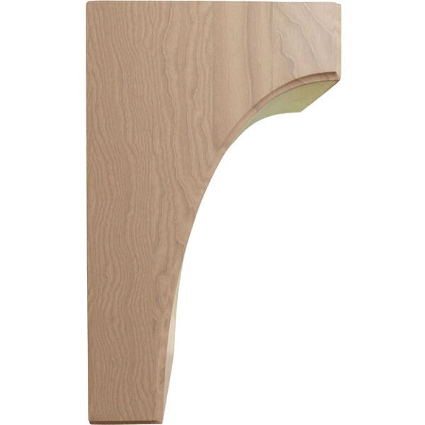 Ekena Millwork 5 1/4"W x 6"D x 10"H Clarksville Bracket, Mahogany - BKTW05X06X10CVGM