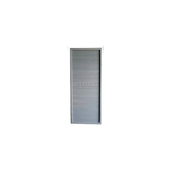 Assa Abloy CECO Door Louver Kit, Galvannealed Steel, 20"W X 24"H - LV-IY-G20X12