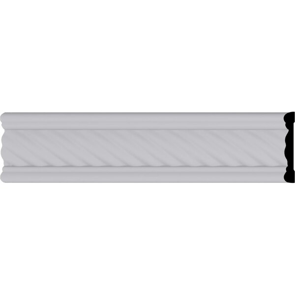 Ekena Millwork Panel Moulding, High Density Urethane, 94-1/2 in L, 2-3/8 in H - MLD02X00AL