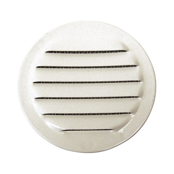 Maurice Franklin Lou Maurice Franklin Louver 2.5 in. W X 2.5 in. L Gloss White Aluminum Mini Louver - RLW-100 2.5