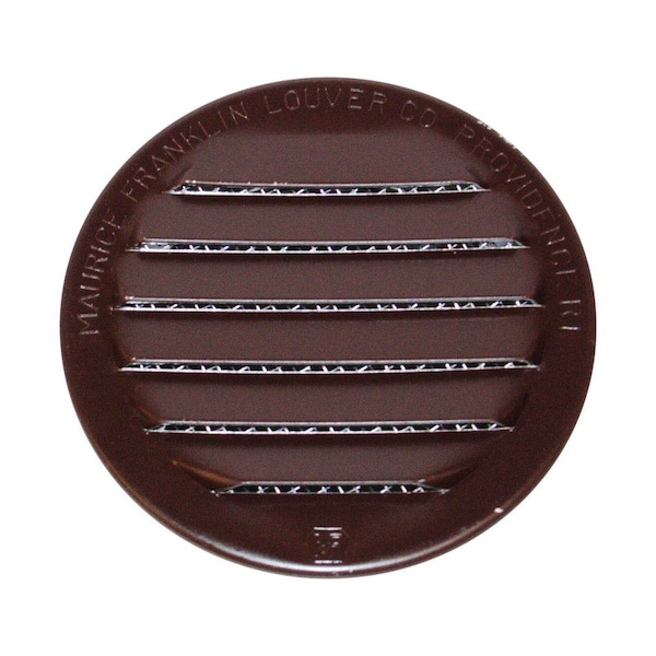 Maurice Franklin Lou Maurice Franklin Louver 1.5 in. W X 1.5 in. L Gloss Brown Aluminum Mini Louver - RLB-100  1.5
