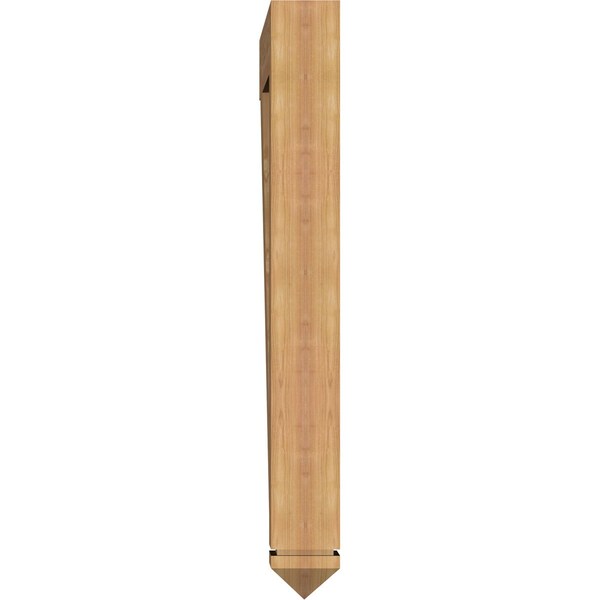 Ekena Millwork Imperial Arts & Crafts Smooth Bracket, Western Red Cedar, 5 1/2"W x 42"D x 48"H - BKT06X42X48IMP03SWR