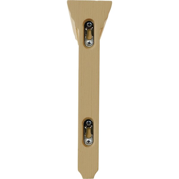 Ekena Millwork 2 1/2"W x 5 1/2"D x 10"H Medium Rojas Wood Corbel, Alder - CORW02X05X10RJAL