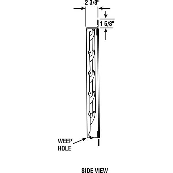 Dayton Wall Backdraft Damper, Vertical Mount, 16 in Dia Fan, 19 in H x 19 in W x 6-1/4 in D, 2000 fpm - 2C520