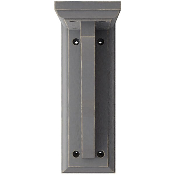 Ekena Millwork 3 1/2"W x 7"D x 9"H Hamilton Traditional Wood Vintage Decor Bracket, Pebble Grey - BKTWD03X07X09HAPG