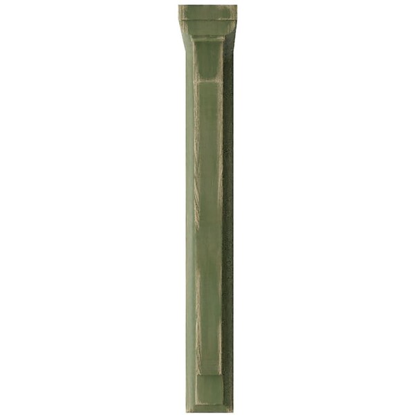 Ekena Millwork 1 1/2"W x 9"D x 11"H Hamilton Traditional Wood Vintage Decor Bracket, Restoration Green - BKTWD01X09X11HAGR