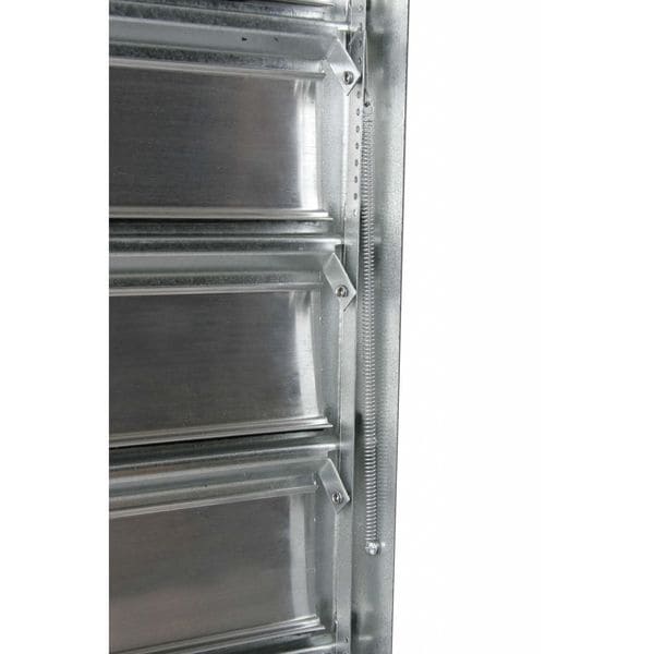 Dayton 24 in Backdraft Damper / Intake Shutter, 25 in x 25 in - 4YN17