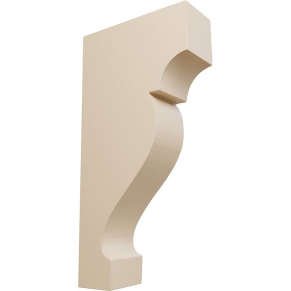 Ekena Millwork 1 3/4"W x 4 1/2"D x 9"H Large Dearborn Wood Corbel, Alder - CORW02X09X05DRAL