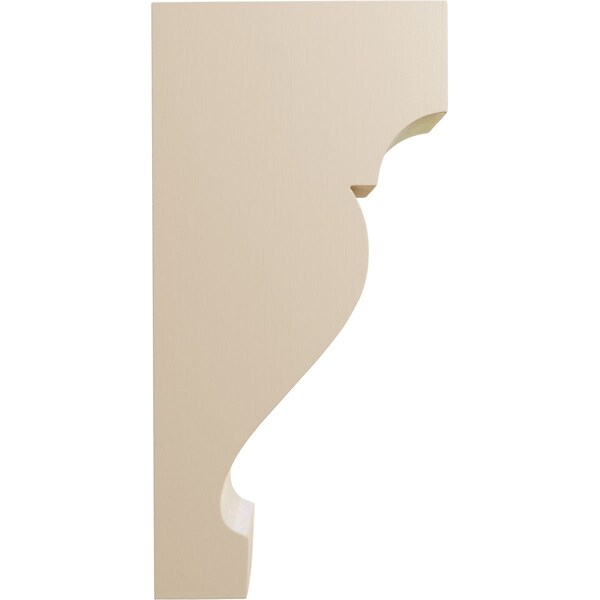 Ekena Millwork 1 3/4"W x 4 1/2"D x 9"H Large Dearborn Wood Corbel, Alder - CORW02X09X05DRAL