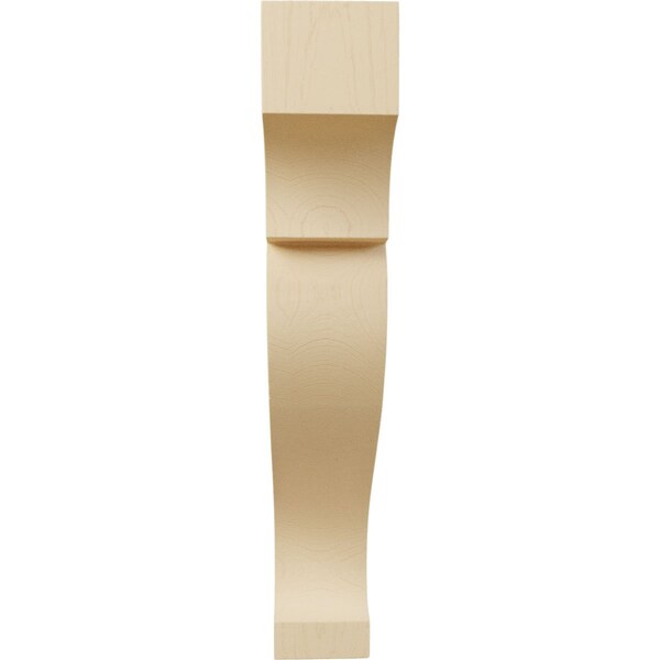 Ekena Millwork 1 3/4"W x 6"D x 10"H Small Rockport Wood Corbel, Maple - CORW02X06X10RKMA