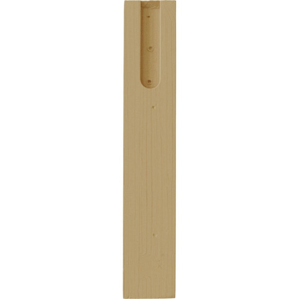 Ekena Millwork 1 1/2"W x 6"D x 8 1/2"H Bulwark Bracket, Alder - BKT01X06X08BUAL