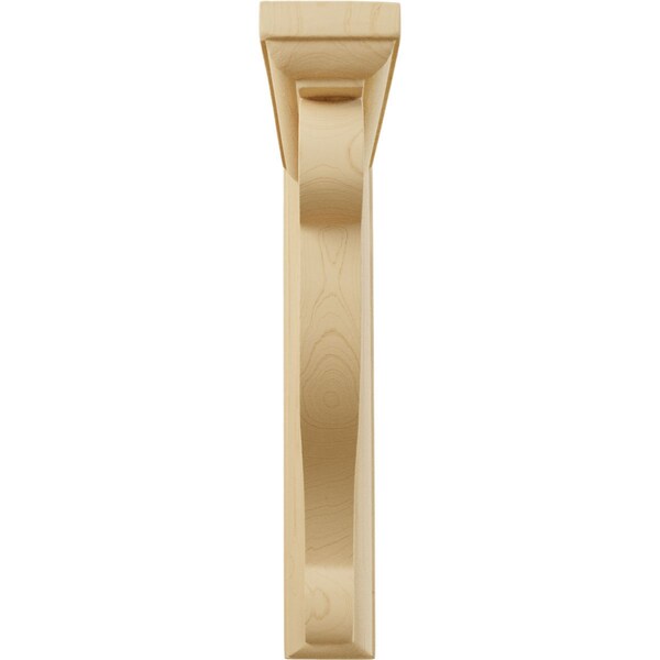 Ekena Millwork 1 1/2"W x 6"D x 8 1/2"H Bulwark Bracket, Alder - BKT01X06X08BUAL
