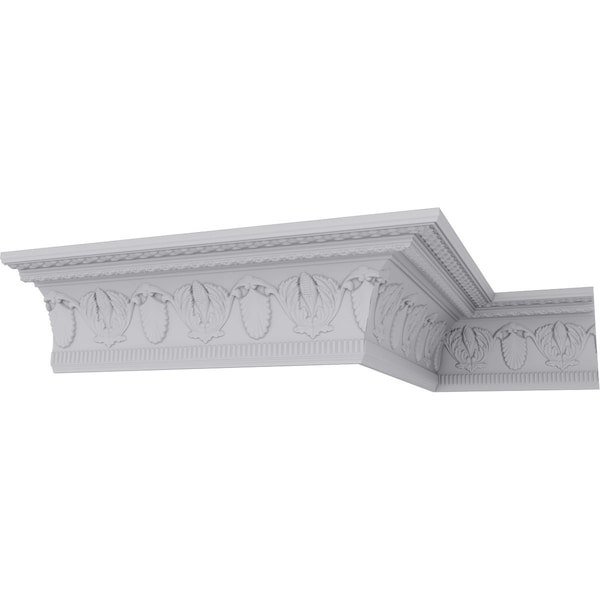 Ekena Millwork 6 3/4"H x 5 7/8"P x 8 7/8"F x 94 1/2"L, (6 1/2" Repeat), Harvest Crown Moulding - MLD06X05X08HA