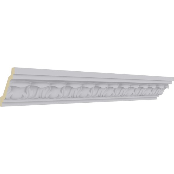 Ekena Millwork 2 1/2"H x 2 1/2"P x 3 5/8"F x 94 1/2"L Whitman Crown Moulding - MLD02X02X04WH