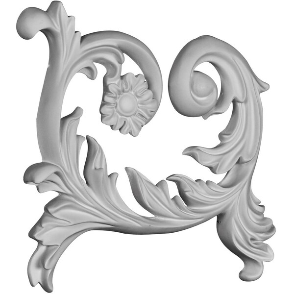 Ekena Millwork 9"W x 9"H x 1 1/8"P Fairfax Onlay, Right - ONL09X09X01FA-R