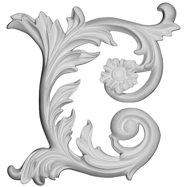 Ekena Millwork 9"W x 9"H x 1 1/8"P Fairfax Onlay, Right - ONL09X09X01FA-R