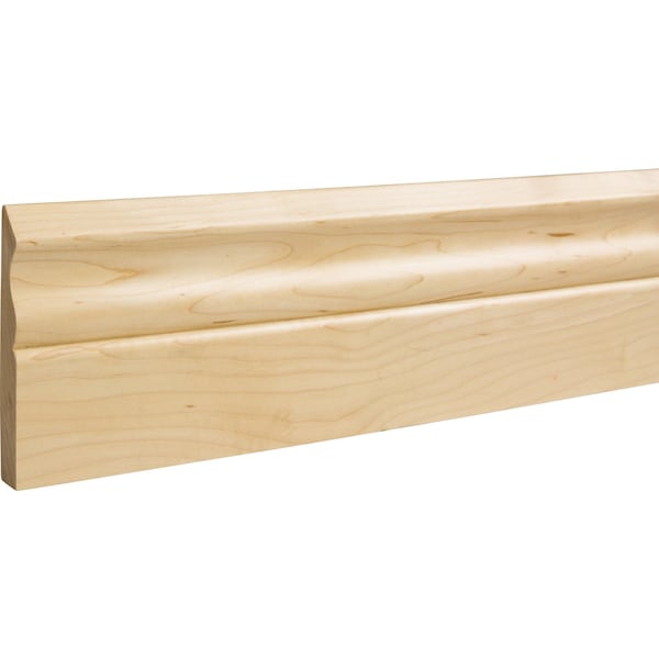 Hardware Resources Poplar, 96" L, 4" H, Unfinished - BASE2-4-POP
